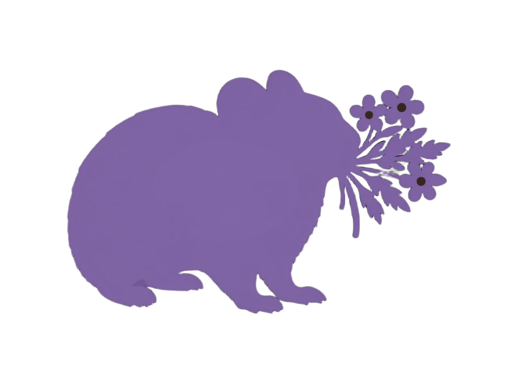 purple-silhouette-bunny-holding-flowers-transparent